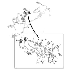 John Deere X750 - PC11848 - Chassis Wiring (2/3) (040001 - ) - ST845442