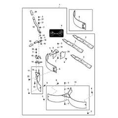 John Deere X750 - PC11848 - Mulchcontrol™ System (030001 - ) - ST852993