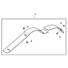 John Deere X750 - PC11848 - Deflector Kit - ST863755