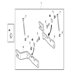 John Deere X750 - PC11848 - Bracket ( - 020000) - ST869596