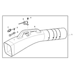 John Deere X750 - PC11848 - Chute Kit - ST926984