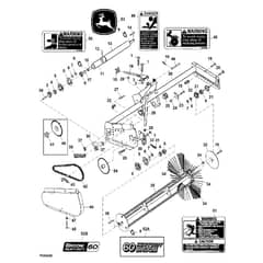 John Deere X750 - PC11848 - Brush - ST931435