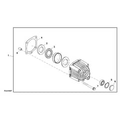 John Deere X750 - PC11848 - Motor Case - ST942240