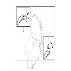 John Deere X750 - PC11848 - Armrest Kit - ST943688