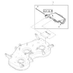 John Deere X750 - PC11848 - Discharge Chute - ST982710
