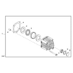 John Deere X754 - PC11849 - Motor Case - ST1040196