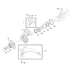 John Deere X754 - PC11849 - Knuckle Joint - ST1040201
