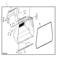 John Deere X754 - PC11849 - Hopper - ST551469