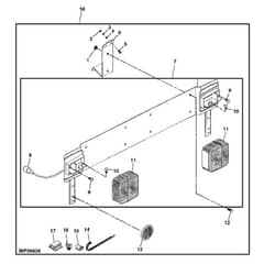 John Deere X754 - PC11849 - Lighting System - ST551479