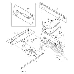 John Deere X754 - PC11849 - Hydraulic Cylinder - ST741980