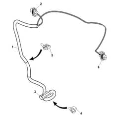 John Deere X754 - PC11849 - Headlight Wiring - ST746983