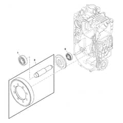 John Deere X754 - PC11849 - Ring Gear - ST747046
