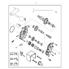 John Deere X754 - PC11849 - Rear Axle - ST747073