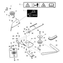 John Deere X754 - PC11849 - Jacksheave ( - 070000) - ST755433