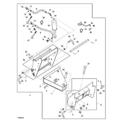 John Deere X754 - PC11849 - Front Hitch - ST813816