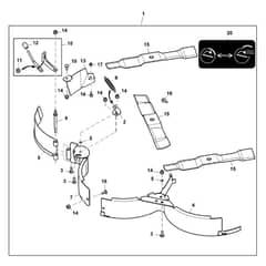 John Deere X754 - PC11849 - Grass Mulch - ST842688