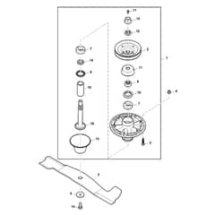 John Deere X754 - PC11849 - Spindle ( - 040000) - ST848869