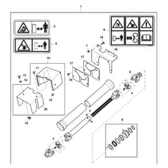 John Deere X754 - PC11849 - Broom Drive - ST858236