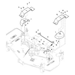 John Deere X754 - PC11849 - Shield ( - 070000) - ST913666