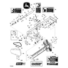 John Deere X754 - PC11849 - Brush - ST931435