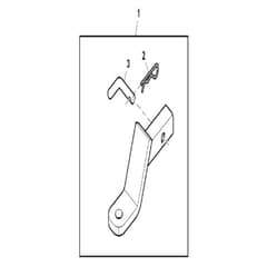 John Deere X754 - PC11849 - Drawbar Kit - ST931479