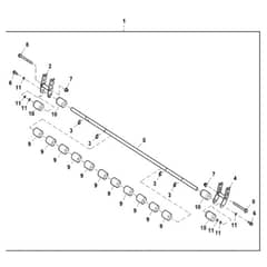 John Deere X754 - PC11849 - Roller Striping (070001 - ) - ST943828