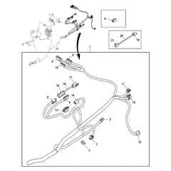 John Deere X754 - PC11849 - Chassis Wiring (3/3) (040001 - ) - ST986885