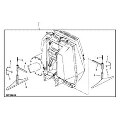 John Deere X758 - PC11850 - Support Stands - ST551476