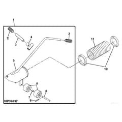 John Deere X758 - PC11850 - Manual Suction - ST551500