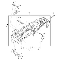 John Deere X758 - PC11850 - Frame - ST740758
