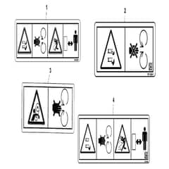 John Deere X758 - PC11850 - Labels - ST753315