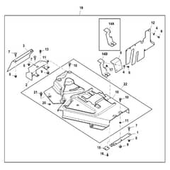 John Deere X758 - PC11850 - Shielding Kit (020001 - 040000) - ST766635