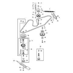 John Deere X758 - PC11850 - Mower Drive ( - 040000) - ST796699