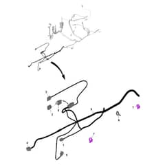 John Deere X758 - PC11850 - Chassis Wiring (2/2) (030001 - 040000) - ST805744