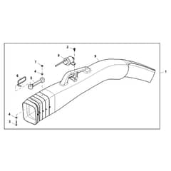 John Deere X758 - PC11850 - Powerflow Chute - ST846584