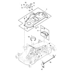 John Deere X758 - PC11850 - Spindle Cover - ST848610
