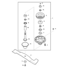 John Deere X758 - PC11850 - Spindle ( - 040000) - ST848869