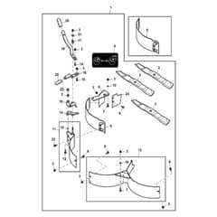 John Deere X758 - PC11850 - Mulchcontrol™ System (030001 - ) - ST852993
