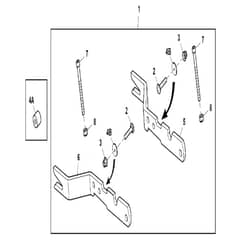 John Deere X758 - PC11850 - Bracket ( - 020000) - ST869596