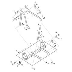 John Deere X758 - PC11850 - Lift Arm - ST905053