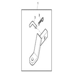 John Deere X758 - PC11850 - Drawbar Kit - ST931479
