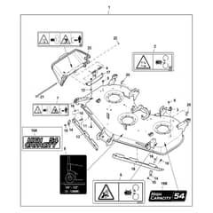 John Deere X758 - PC11850 - Mower Deck (070001 - ) - ST955349