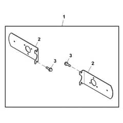 John Deere X940 - PC13377 - Reflector Mounting - ST1013248