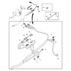 John Deere X940 - PC13377 - Chassis Wiring (3/3) - ST905682