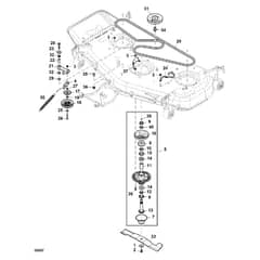 John Deere X940 - PC13377 - Belt Drive ( - 070000) - ST905784