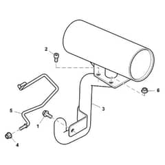 John Deere X940 - PC13377 - Muffler - ST905860