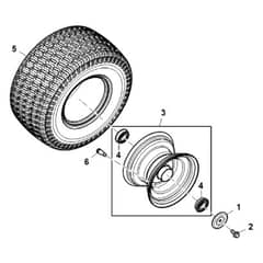 John Deere X940 - PC13377 - Wheel - ST906317