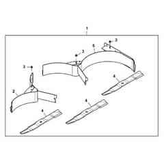 John Deere X940 - PC13377 - Mulching Attachment - ST928804
