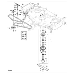 John Deere X940 - PC13377 - Belt Drive (070001 - ) - ST946850