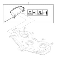 John Deere X940 - PC13377 - Discharge Chute - ST982714